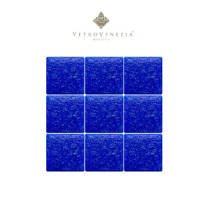 Mosaico Color azul cobalto “C044” 2×2 - Vetro Venezia