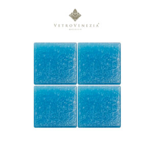Mosaico Color azul Acapulco “A03” 5×5 cm – Vetro Venezia